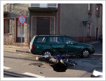 wypadek motocyklisty działoszyn