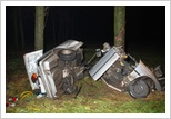 Wypadek BMW w miejscowości Skoczylasy