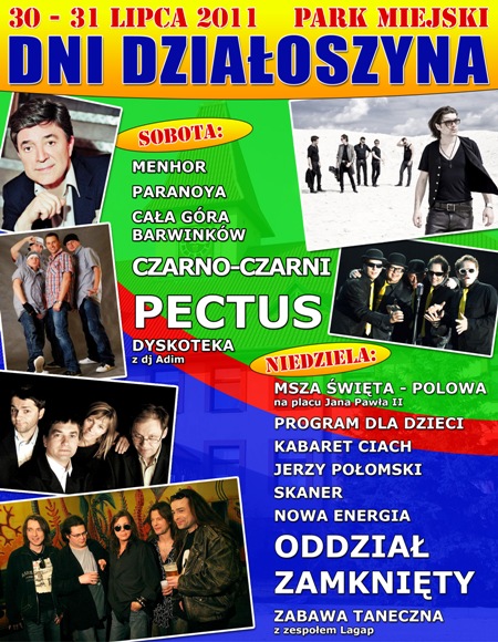 Plakat Dni Działoszyna 2011
