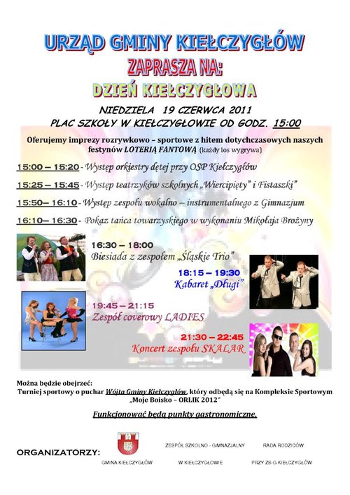 Plakat Dnia Kiełczygłowa 2011
