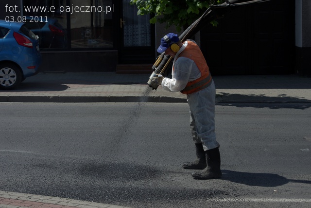 naprawa drogi pajęczno