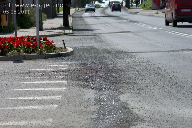 naprawa drogi pajęczno