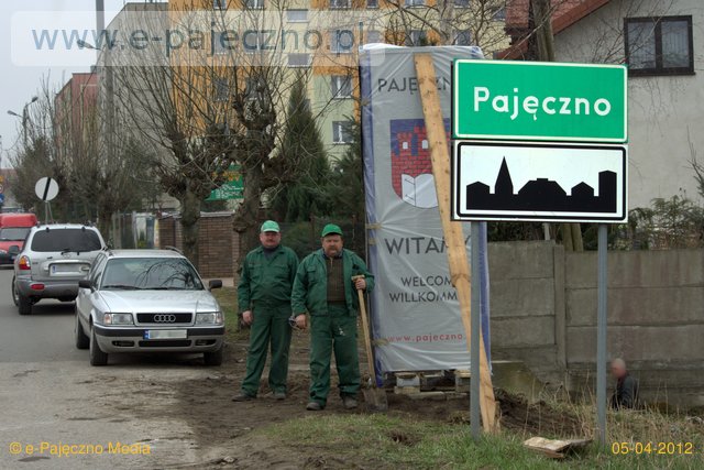 nowe tablice informacyjne pajęczno