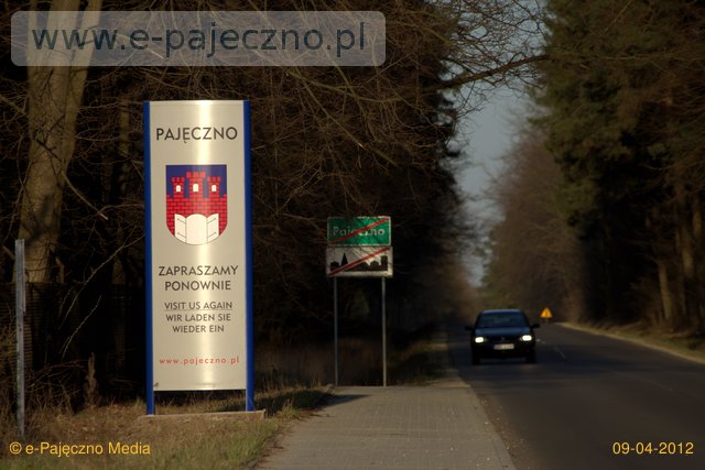 nowe tablice informacyjne pajęczno