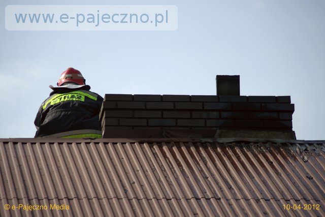 straż pożarna pajęczno pożar