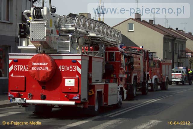 straż pożarna pajęczno pożar