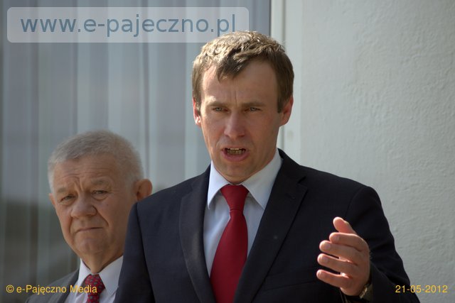 cezary olejniczak otwarcie biura w pajęcznie