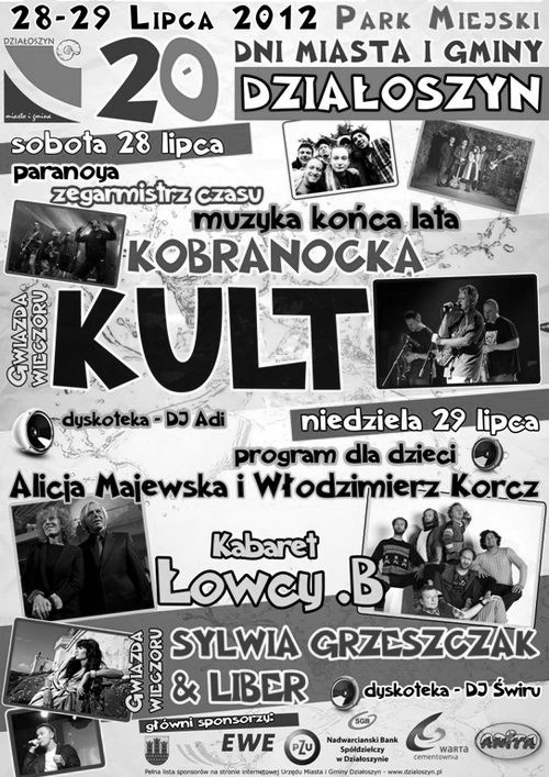 Plakat Dni Działoszyna 2012