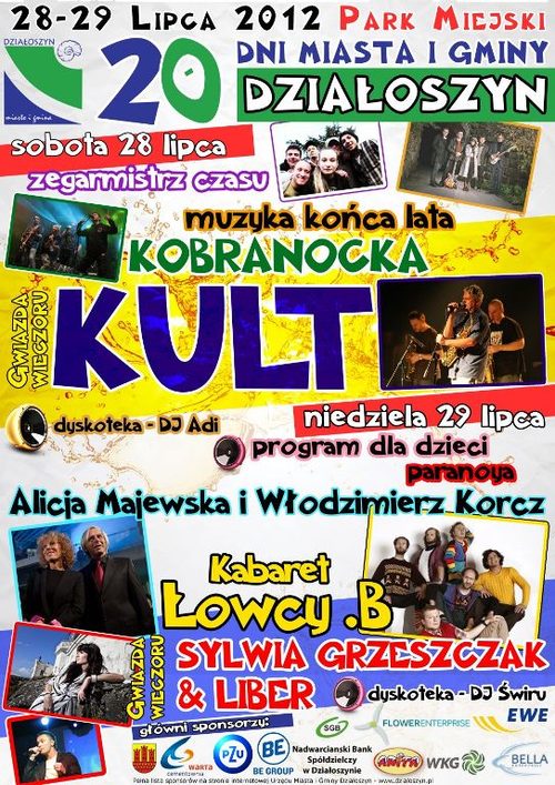 Plakat Dni Działoszyna 2012