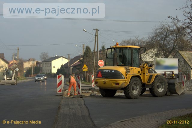 remont drogi trębaczew gmina działoszyn