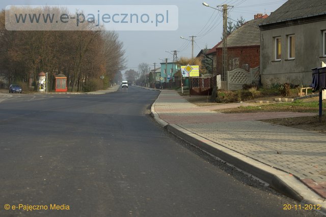 remont drogi trębaczew gmina działoszyn