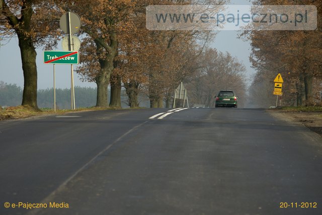 remont drogi trębaczew gmina działoszyn