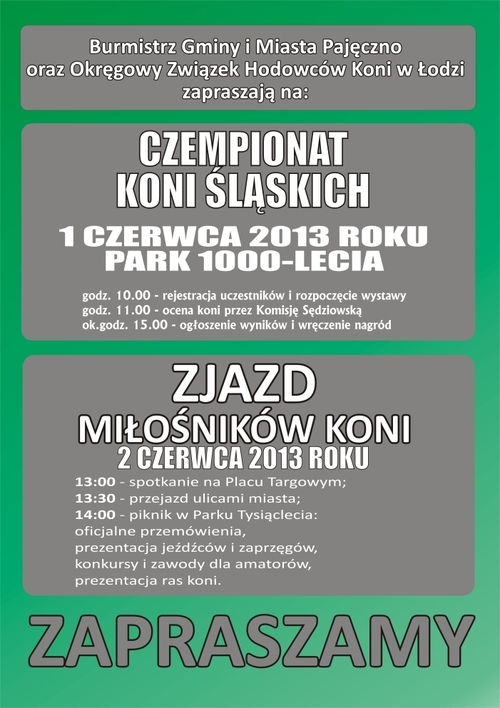 konie pajęczno 2013