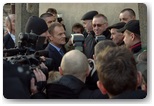 premier donald tusk w pajęcznie
