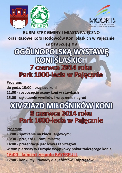 zjazd wystawa konie pajęczno 2014