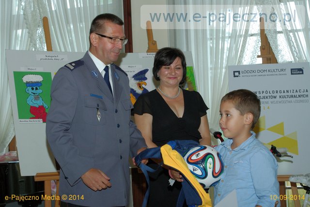 maskotka policji pajęczno