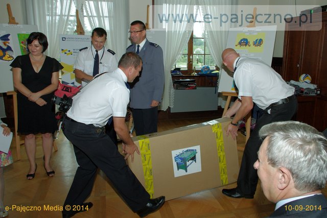 maskotka policji pajęczno