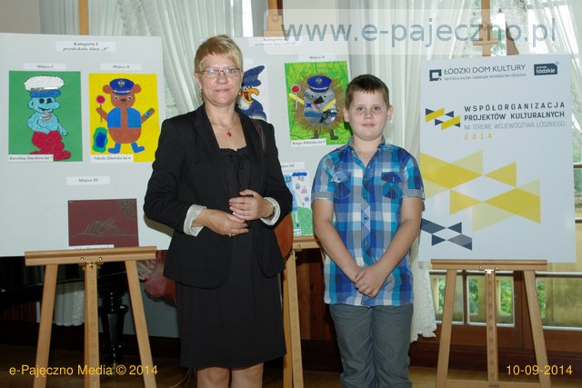 maskotka policji pajęczno