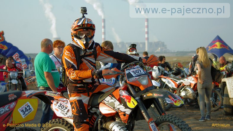 Zawody Hard Enduro na terenie Kopalni Bełchatów wyścigi motocyklowe bełchatów