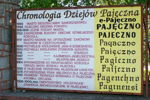 Dzieje Pajęczna